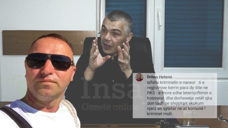 Jabllanoviq kapet me vëllain e Kryetarit te Leposaviqit, e akuzon se po nxjerr informata nga Policia