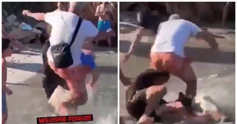 Sulmoi me jaht pushuesen në plazh, bashkëshorti i saj bën për spital turistin (Video)