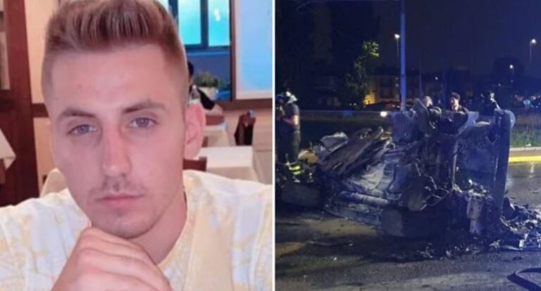 Makina shpërtheu në flakë, humb jetën 22-vjeçari shqiptar (Pamje)