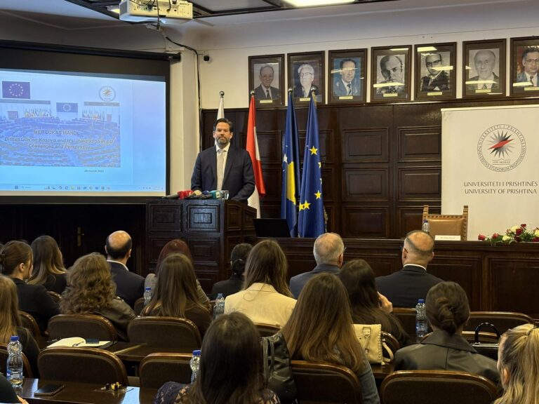 Eurodeputeti Mandl: Lidershipi politik të dëgjojë edhe zërat që s’bëjnë shumë zhurmë, janë shpesh më të efektshmit