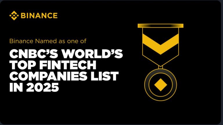 Binance ndër kompanitë më të mira fintech në botë sipas CNBC-së për vitin 2025