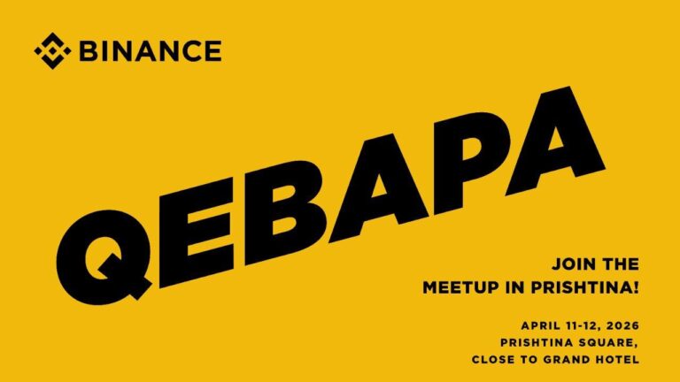 Kriptovaluta dhe shpërblime këtë fundjavë në Prishtinë: Binance vjen me kamionin e qebapave në qendër të qytetit dhe në Gërmi